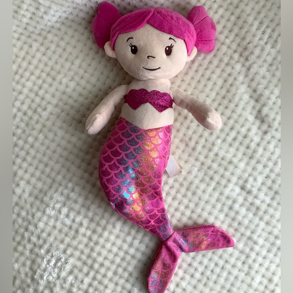 Dan Dee 2019 Pink Mermaid Plush Doll Stuffed Animal Toy